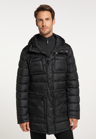 DreiMaster Klassik Winter Jacket in Black: front