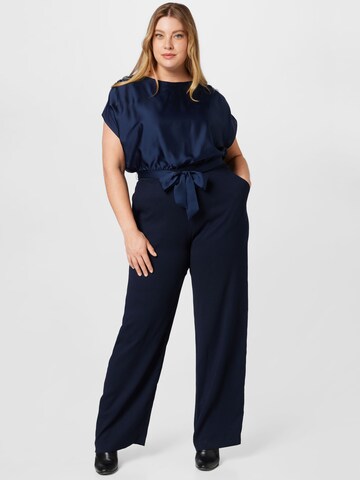 SWING Curve Jumpsuit in Blauw: voorkant