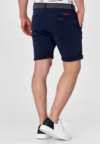 INDICODE JEANS Regular Chino 'Caedmon' in Blauw