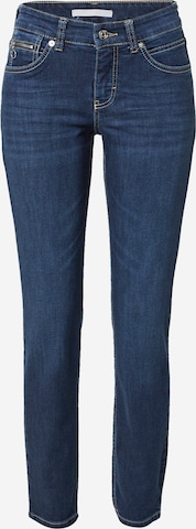 MAC Slimfit Jeans in Blauw: voorkant