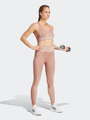 ADIDAS PERFORMANCE Bralette Sports bra in Pink
