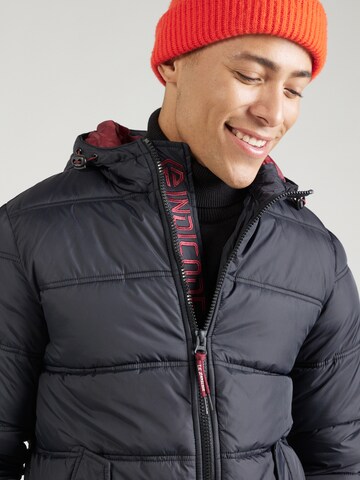 INDICODE JEANS Regular fit Winterjas 'Adrian' in Zwart
