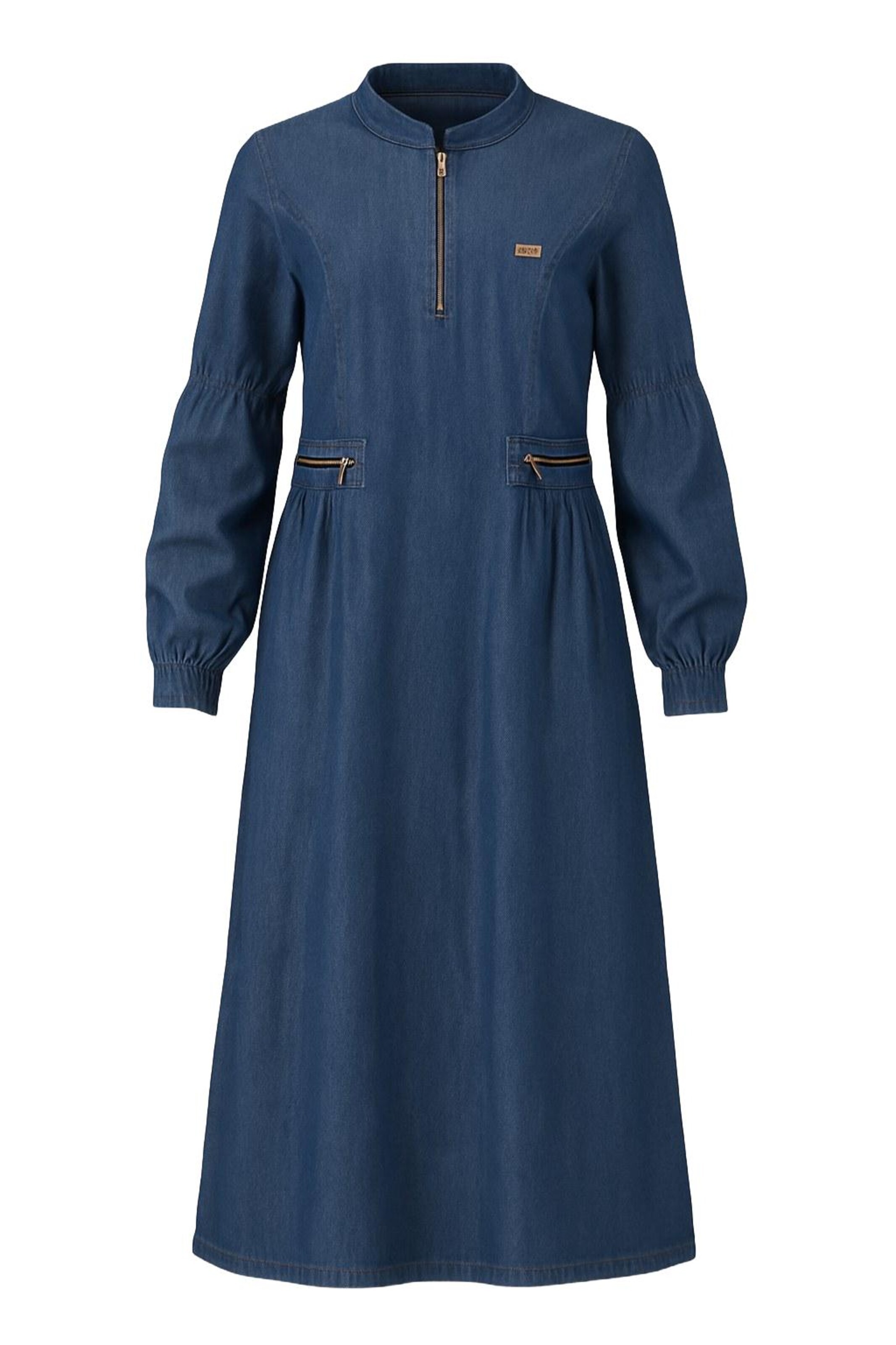 MODAMIHRAM Jurk in Blauw: voorkant