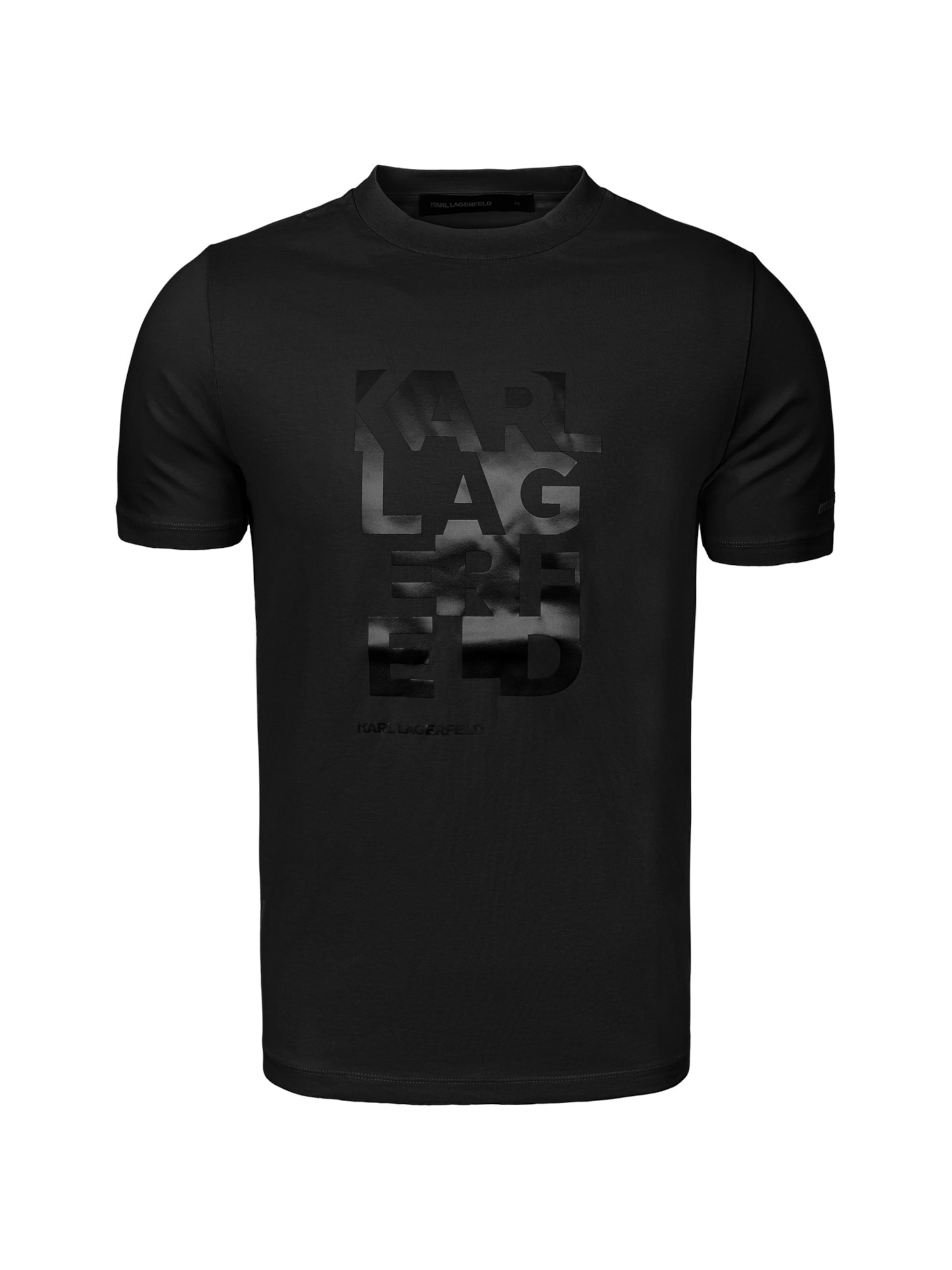 Karl Lagerfeld Performance shirt in Black: front