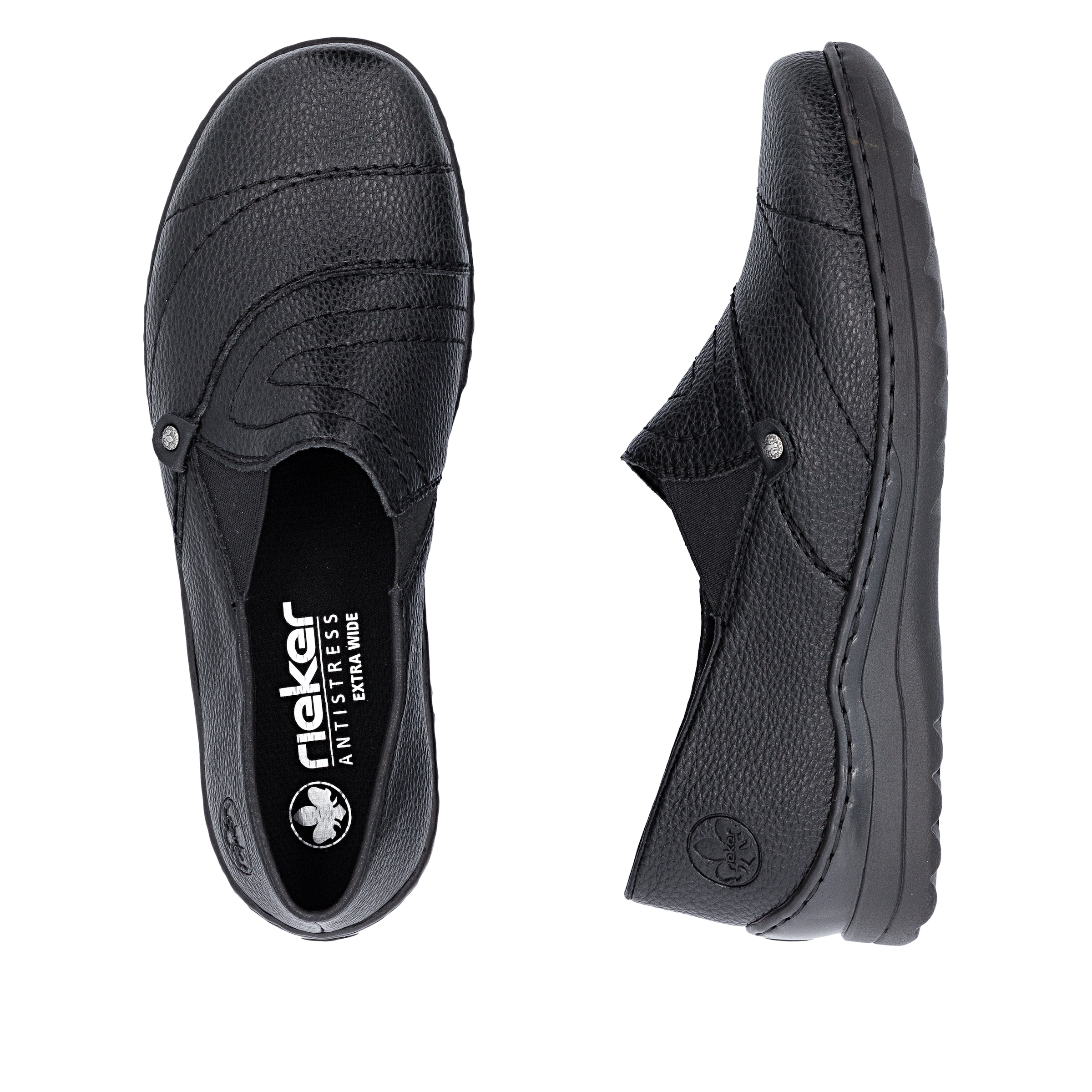 Chaussure basse Rieker en noir