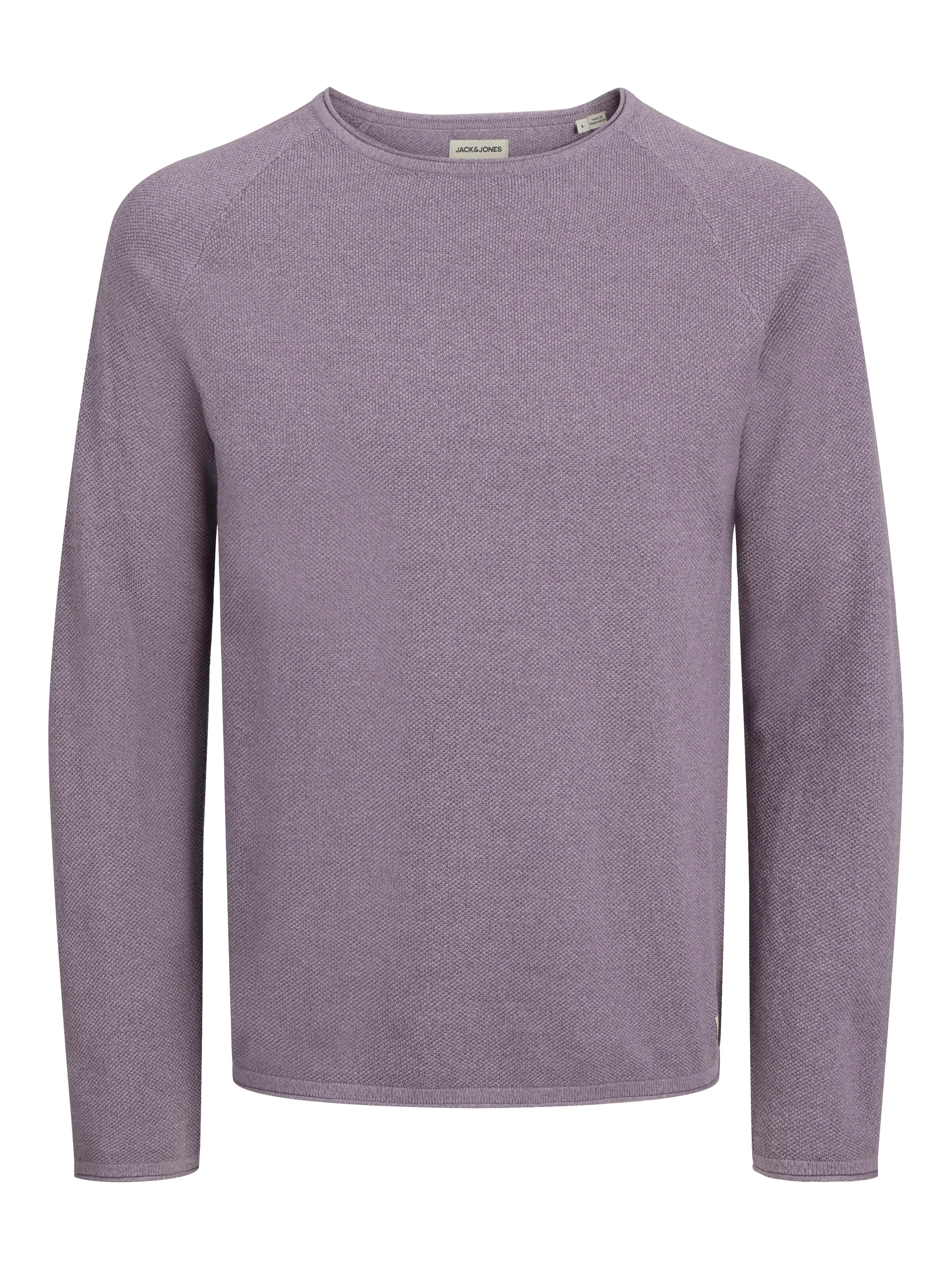 JACK & JONES Regular fit Πουλόβερ 'JJEHill' σε λιλά: μπροστά