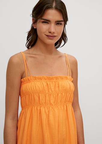 COMMA Sommerkleid in Orange