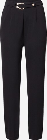 ABOUT YOU Normální Kalhoty se sklady v pase 'Laureen' – černá: přední strana