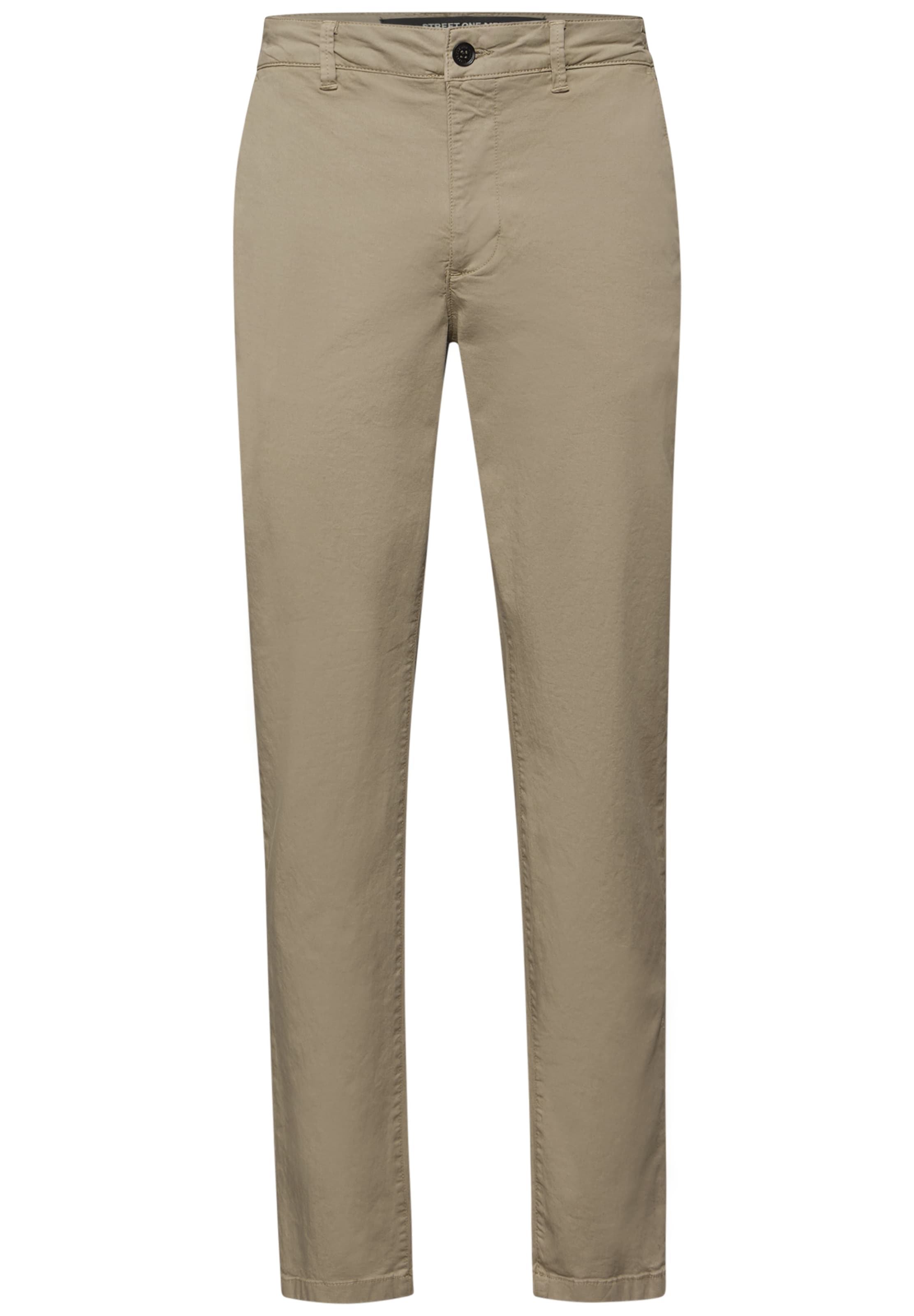 Street One MEN Regular Chinohose in Beige: Vorderseite