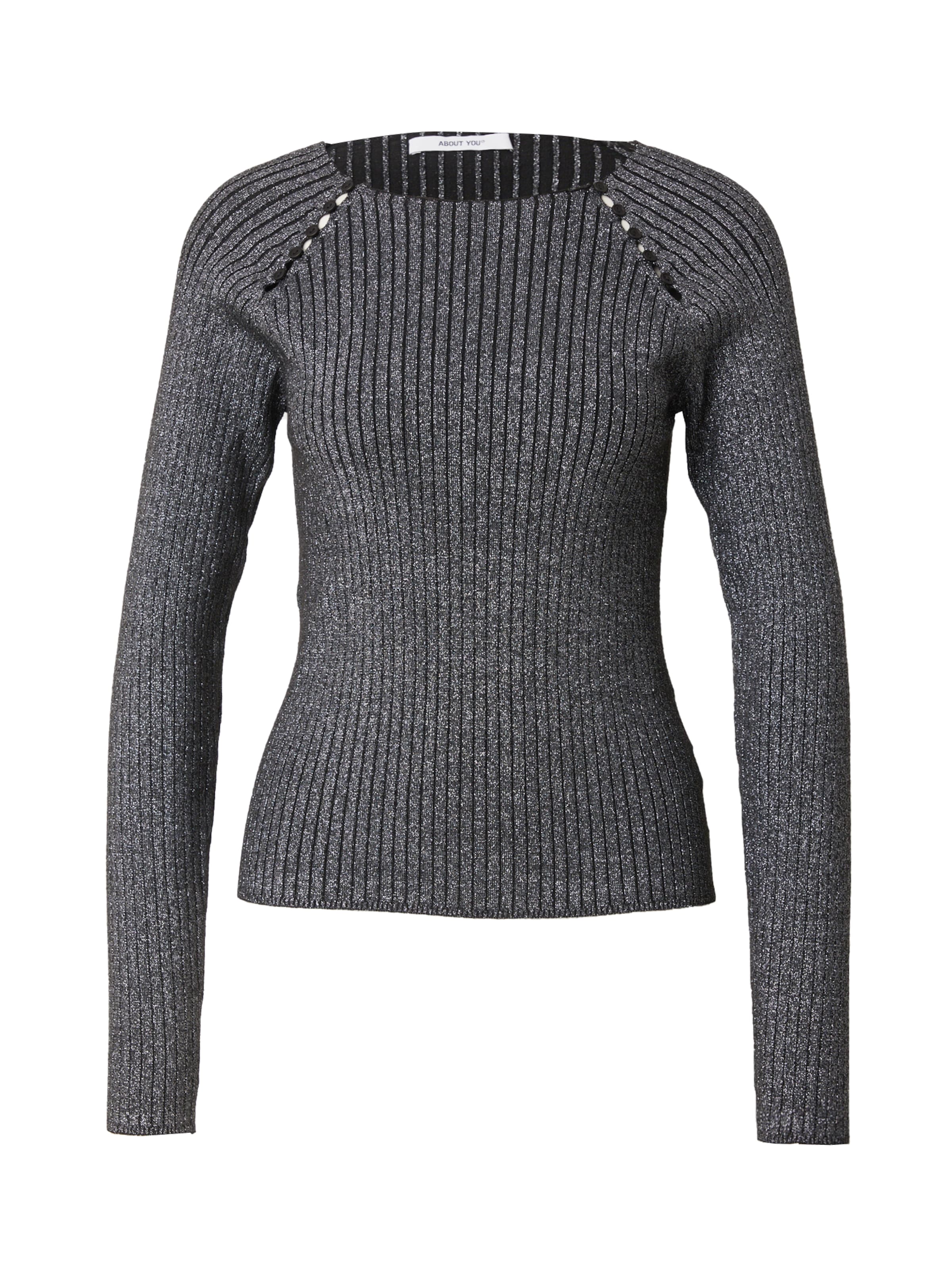 ABOUT YOU Μπλουζάκι 'Hilde' σε μαύρο: μπροστά