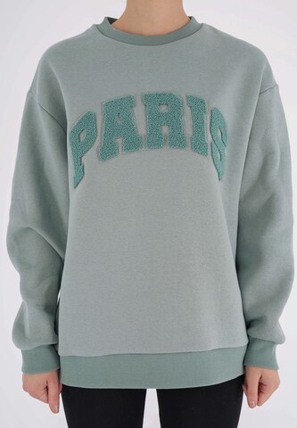 FRESHLIONS Sweatshirt 'Paris' in Groen