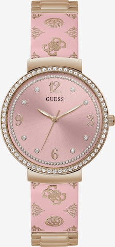 GUESS Analog Watch 'Motif' in Pink: front