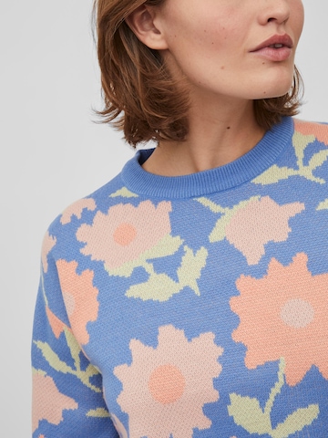 VILA Sweater 'Flowi' in Blue