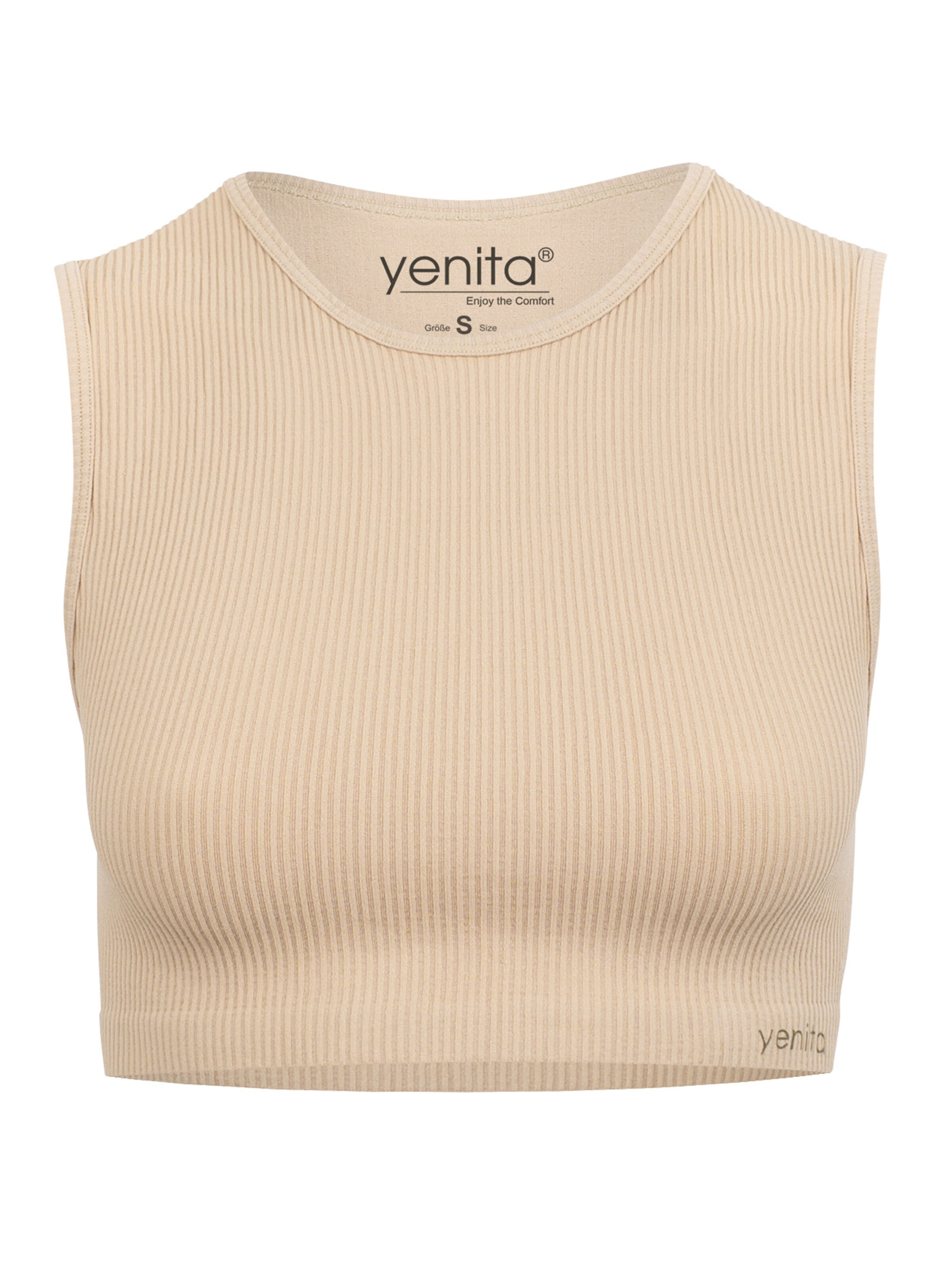 Yenita Top in Beige: Vorderseite