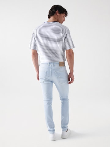 Coupe slim Jean Salsa Jeans en bleu