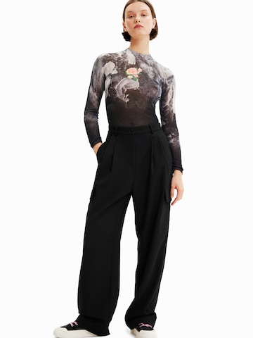 Regular Pantalon cargo Desigual en noir