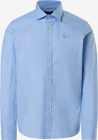 North Sails Regular fit Overhemd in Blauw: voorkant