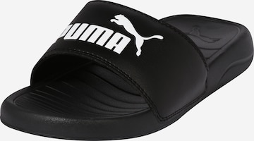 PUMA Beach & Pool Shoes 'Popcat 20' in Black: front