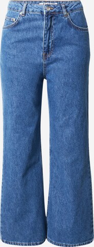 NA-KD Wide leg Jeans in Blue: front