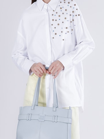 Borsa a mano di CAFè NOIR in blu: frontale