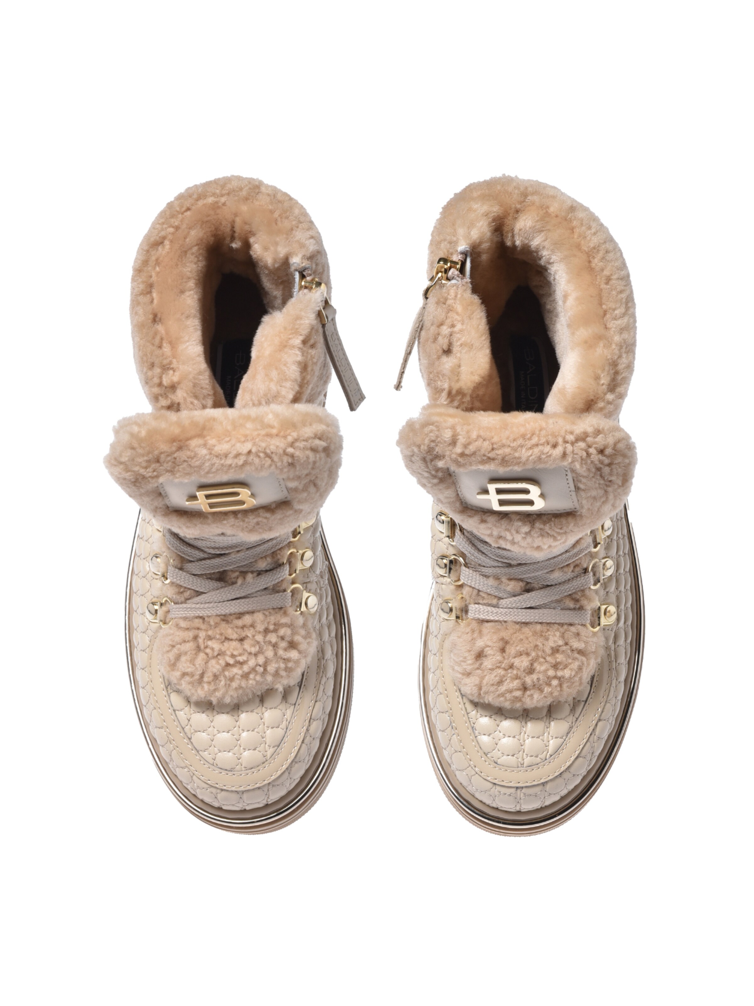 BALDININI Sneakers hoog in Beige