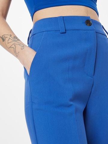 modström Loose fit Trousers with creases 'Gale' in Blue