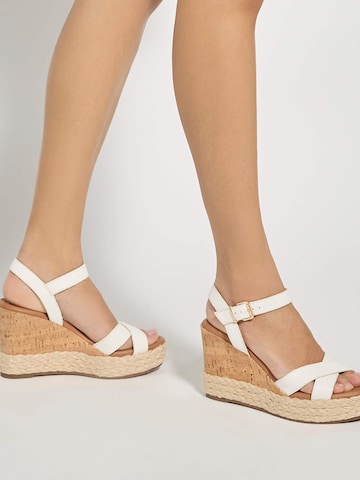 Sandales 'Kindest' Dune LONDON en blanc