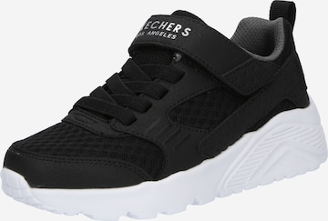 SKECHERS Sneakers 'UNO LITE - ZELTON' in Zwart: voorkant