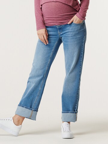 Esprit Maternity Loosefit Jeans in Blauw: voorkant