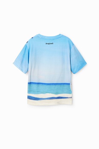 T-Shirt 'Albert' Desigual en bleu