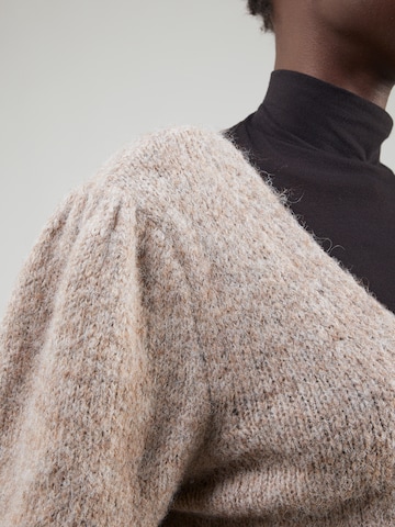 Cardigan 'ONLSTARLA' ONLY en marron