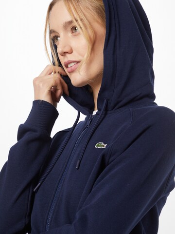 LACOSTE Zip-Up Hoodie in Blue