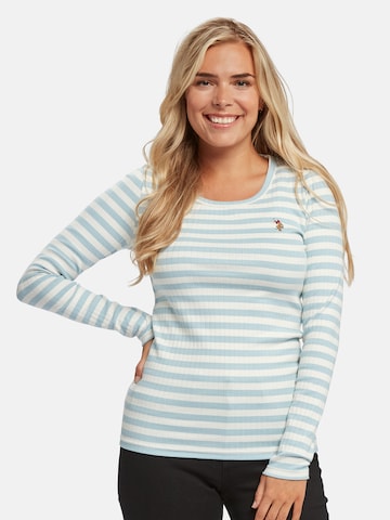 U.S. POLO ASSN. Shirts 'Chanett' i blå: forside