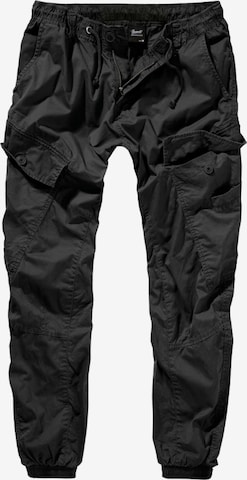 Brandit Tapered Hose 'Ray' in Schwarz: Vorderseite