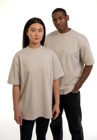 Johnny Urban T-shirt 'Sammy Oversized' i beige: framsida