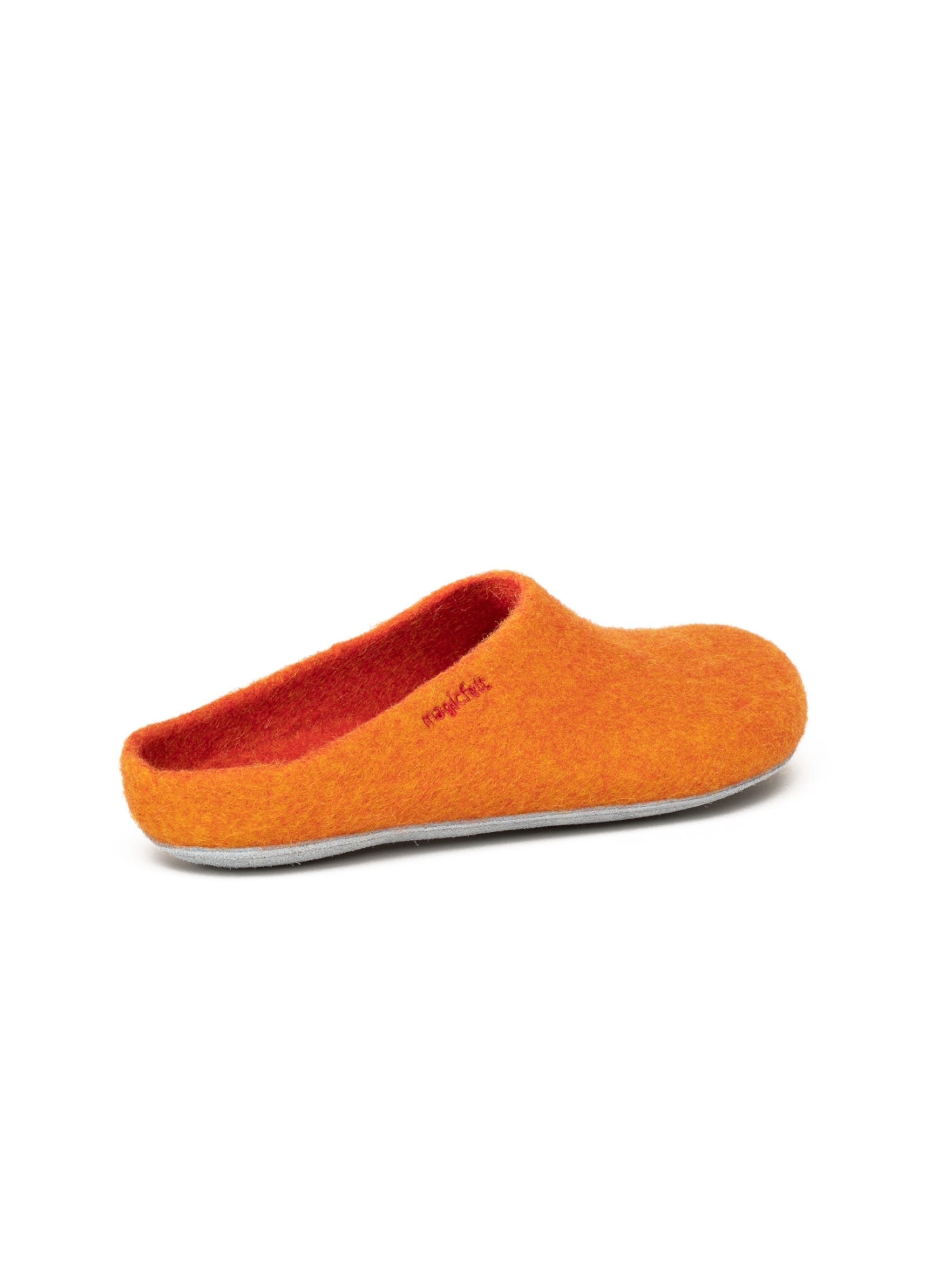 MagicFelt Slippers 'Filzpantoffel AP 701' in Orange