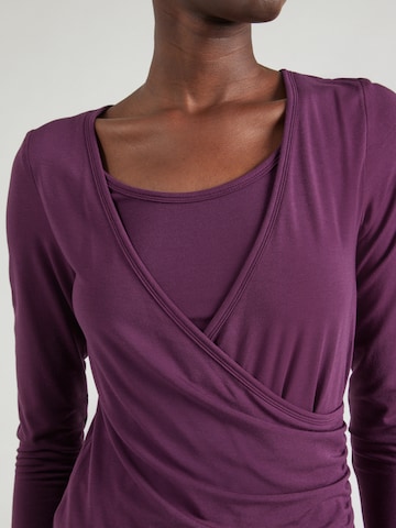 CURARE Yogawear Funktionstopp 'Flow' i lila