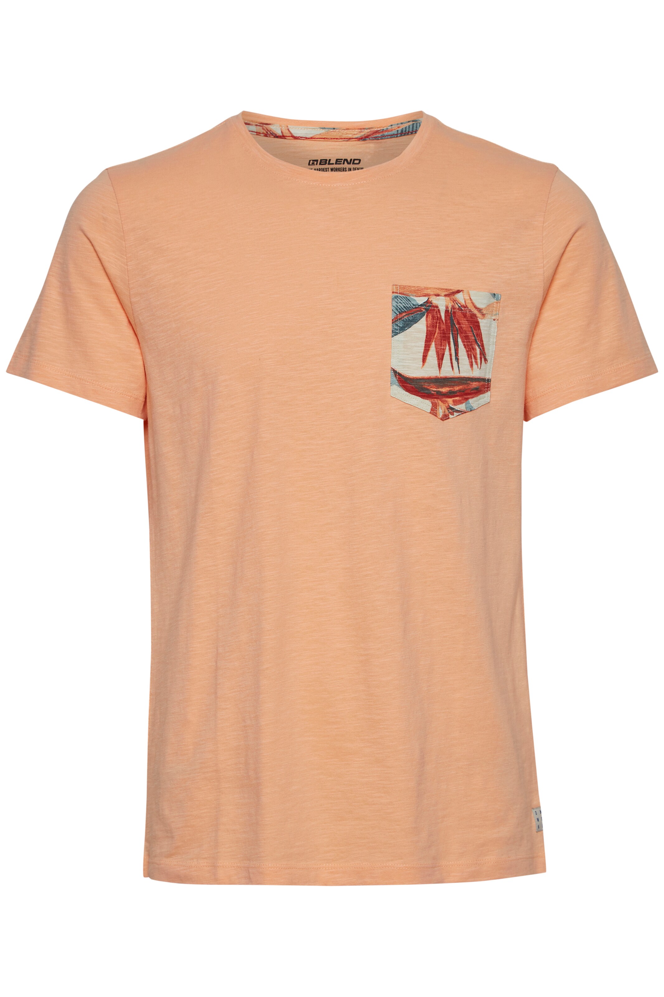 BLEND - Camiseta 'TROP' en naranja: frente