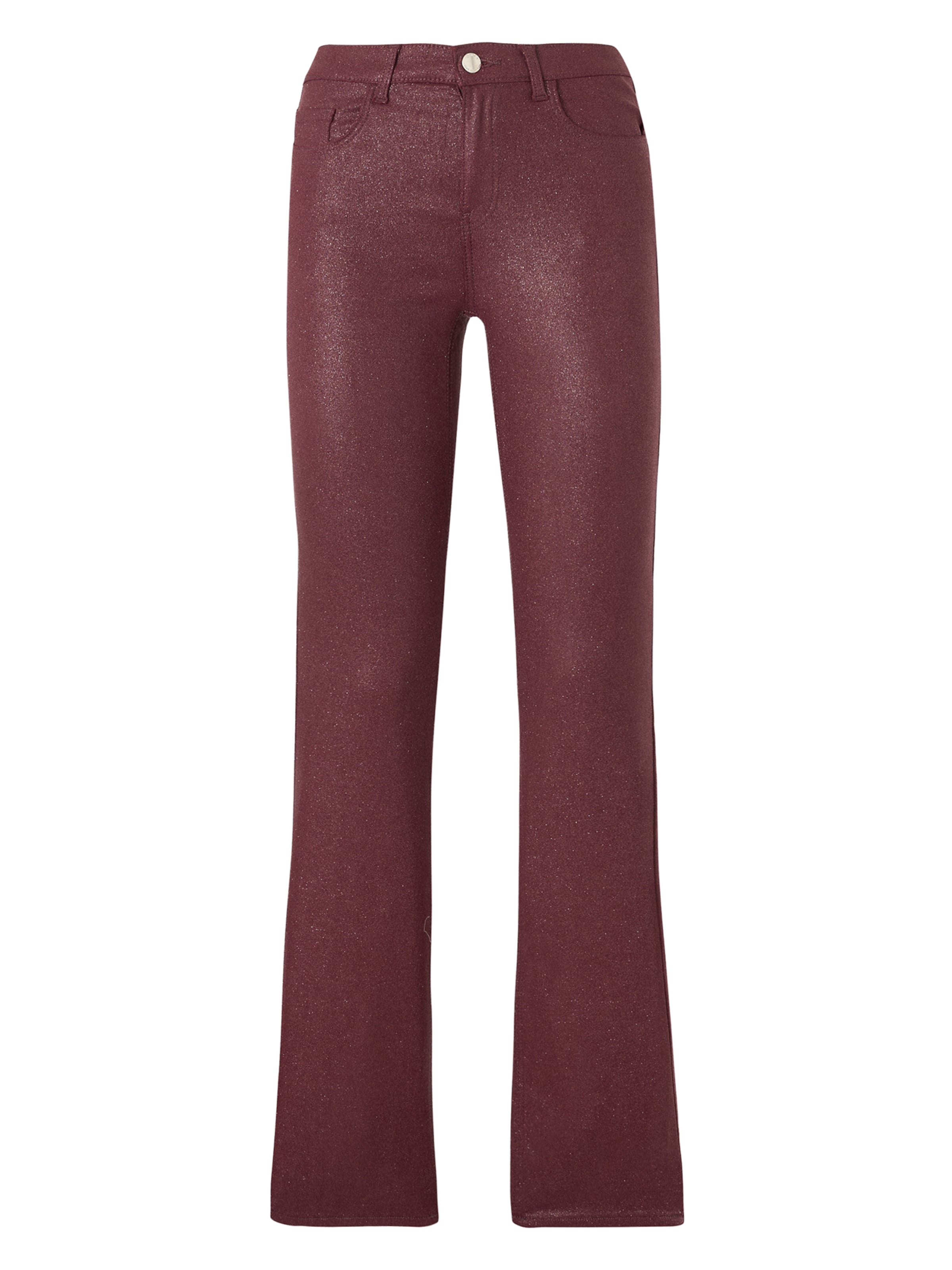 ONLY Flared Broek 'ONLCLARE' in Rood: voorkant