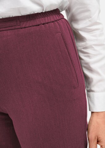Goldner Regular Trousers 'Martha' in Purple