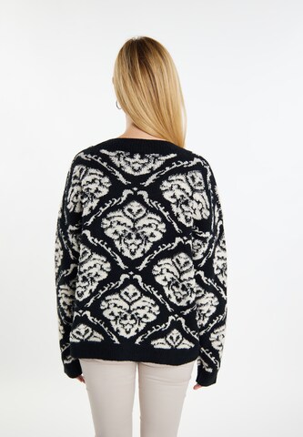 Usha Knit Cardigan in Black