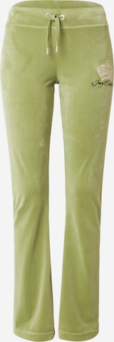 Juicy Couture Boot cut Pants 'LISA 'ALL HAIL JUICY' in Green: front