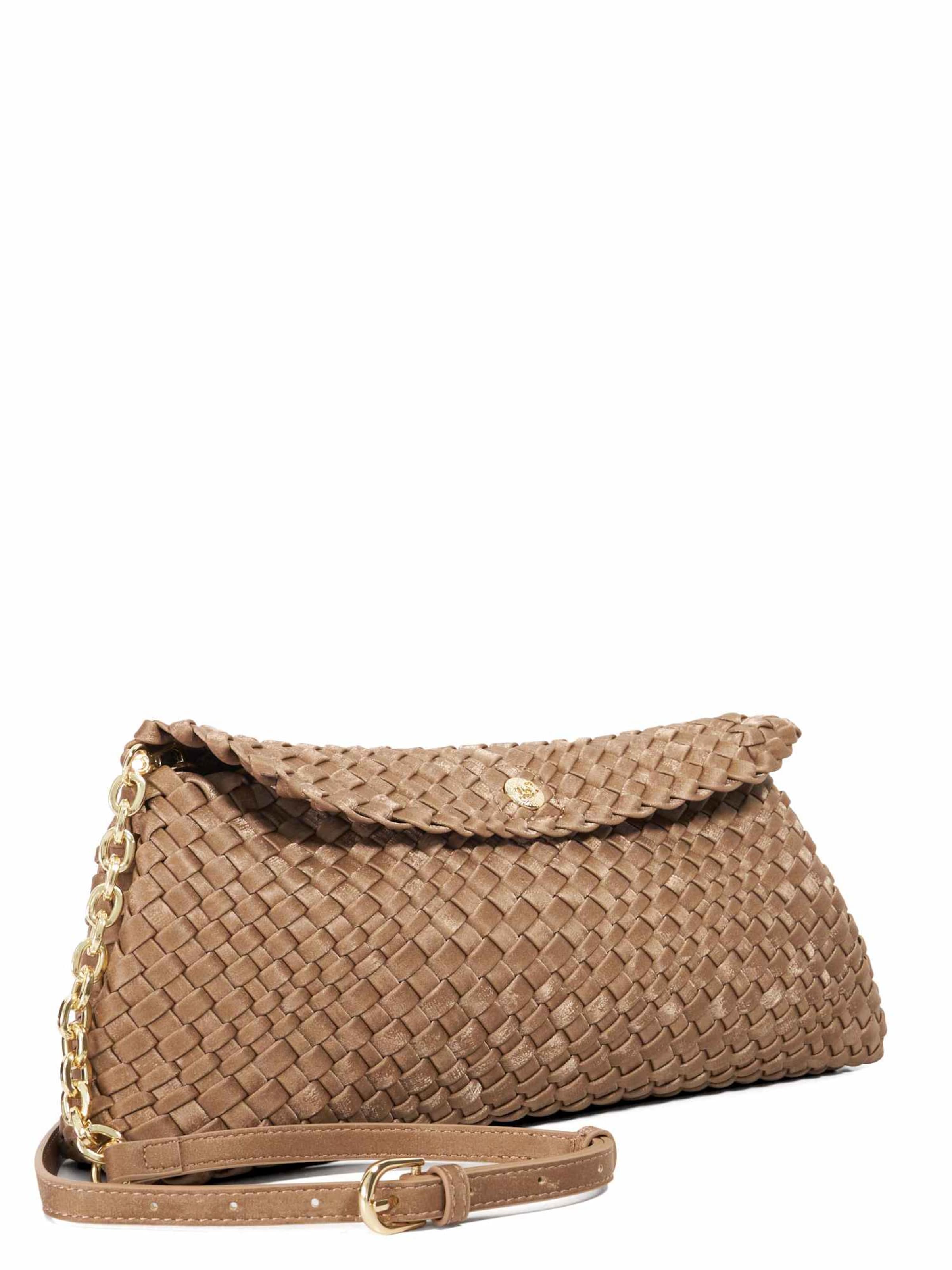 Dune LONDON Clutch in Bruin