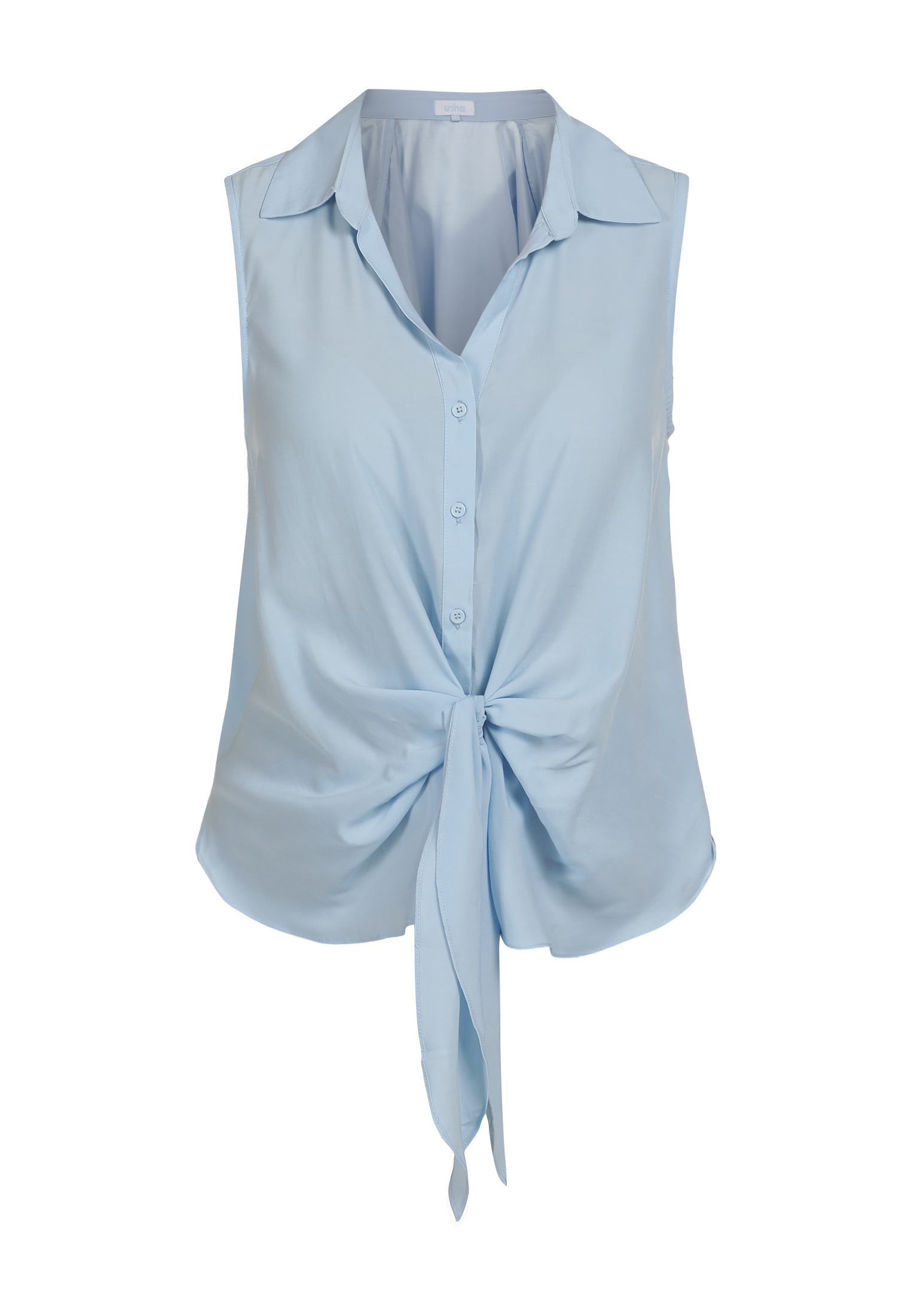 TI5f2 Abbigliamento usha BLUE LABEL Camicia da donna in Blu Fumo 