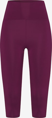 Les Lunes Skinny Leggings 'Luna 3/4' in Rot: Vorderseite