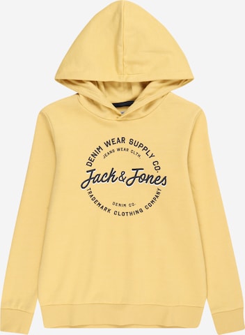 Jack & Jones Junior - Sudadera 'Andy' en amarillo: frente