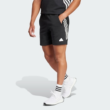 ADIDAS SPORTSWEAR - Regular Calças de desporto 'Future Icons' em preto: frente