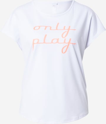 ONLY PLAY Funkční tričko – bílá: přední strana