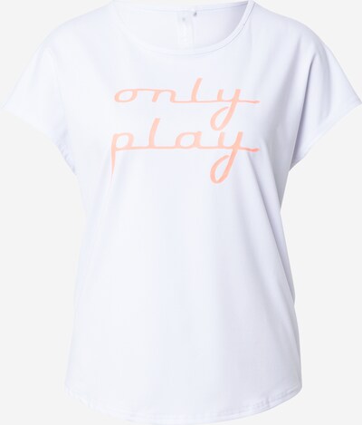 ONLY PLAY Sportshirt in orange / weiß, Produktansicht