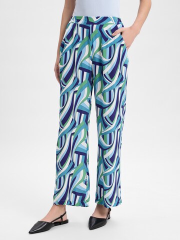 Marie Lund Wide leg Pants in Blue: front